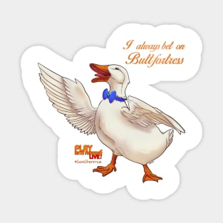 A Day at the Duck Races Sticker